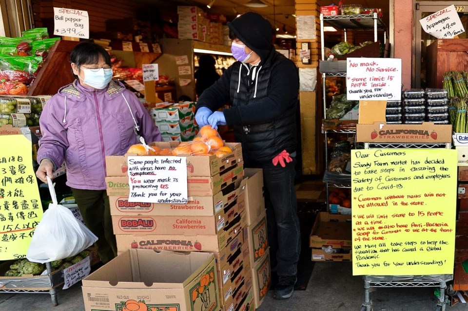 A Kerrisdale resident is concerned about his local produce market's new policy refusing service to c