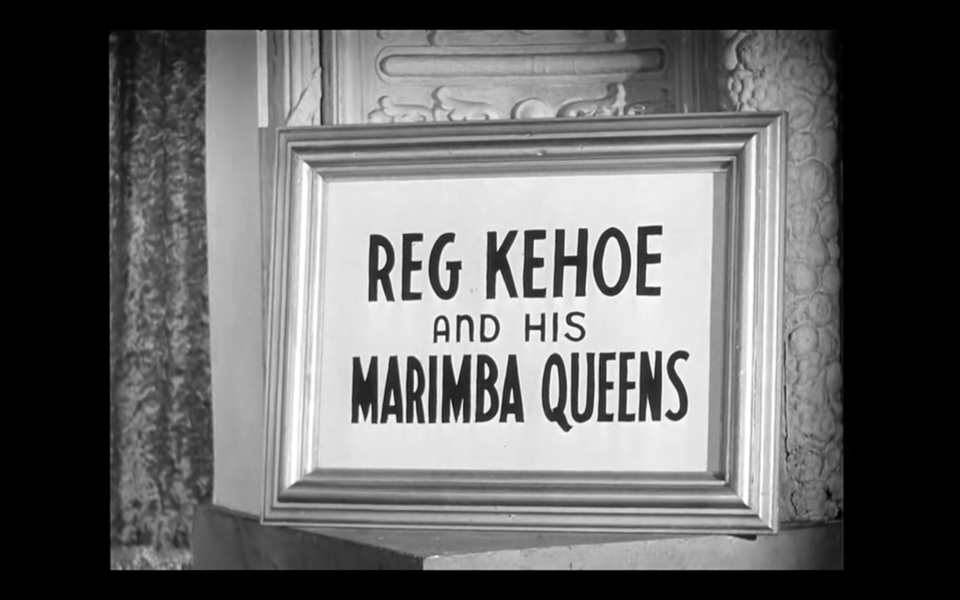 Title page of Reg Kehoe and his Mamba Queens