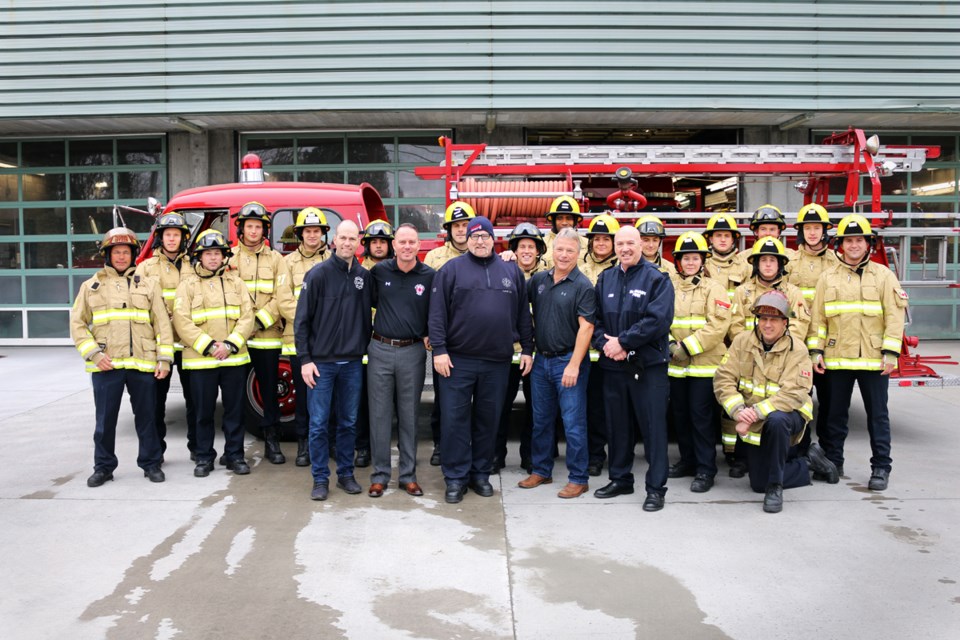 Firefighter COVID donation