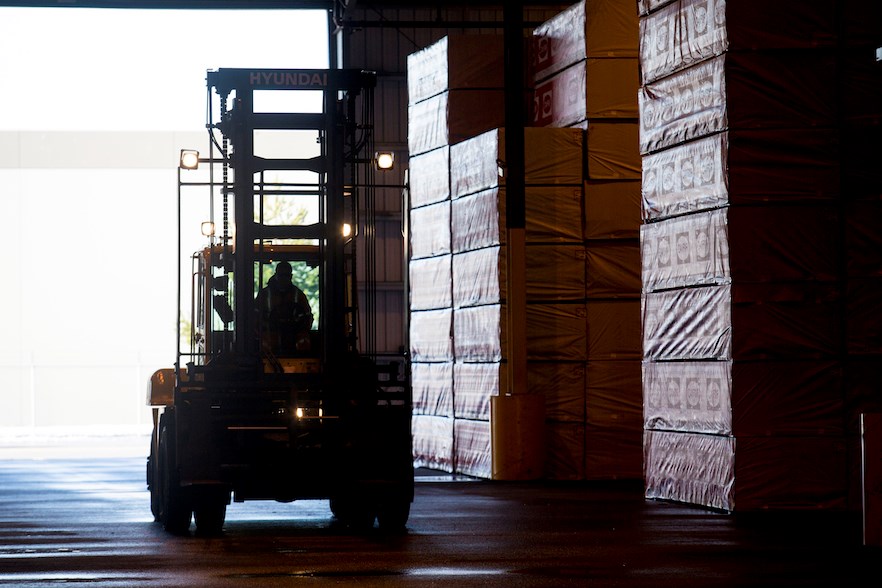 Industrial warehouse Port of Vancouver