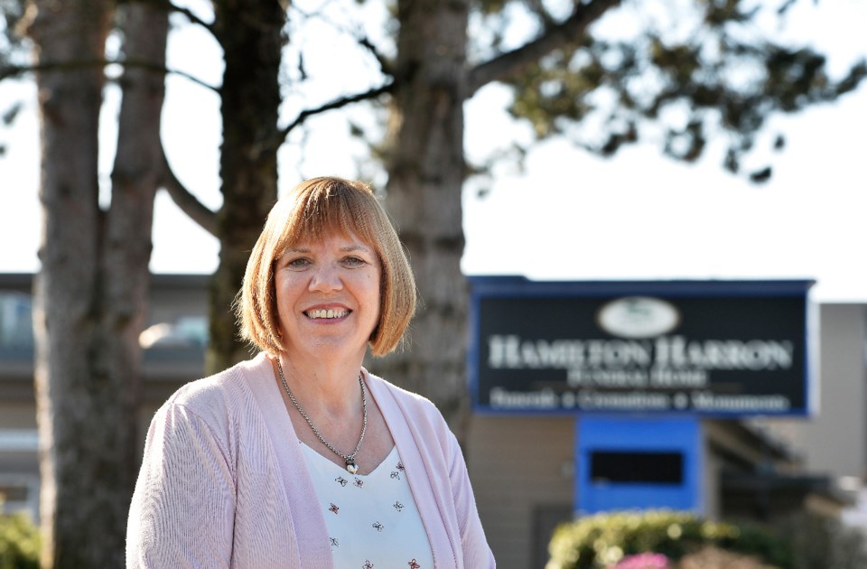 Gerry Haslett of Hamilton Harron funeral home. Photo Jennifer Gauthier