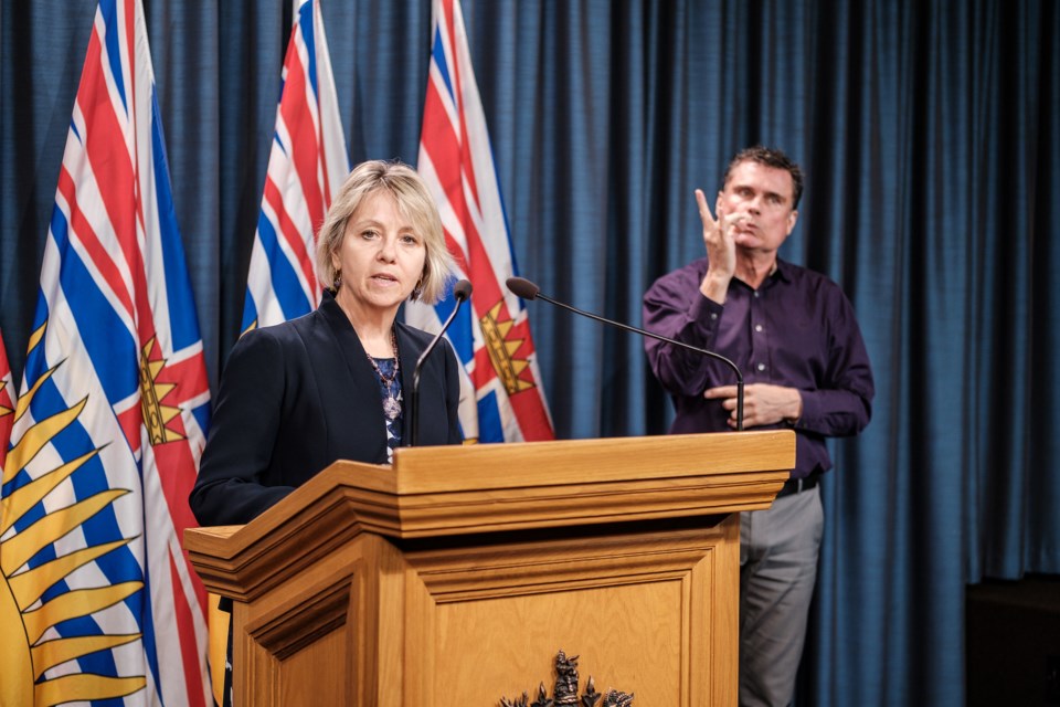 Provincial health officer Dr. Bonnie Henry.