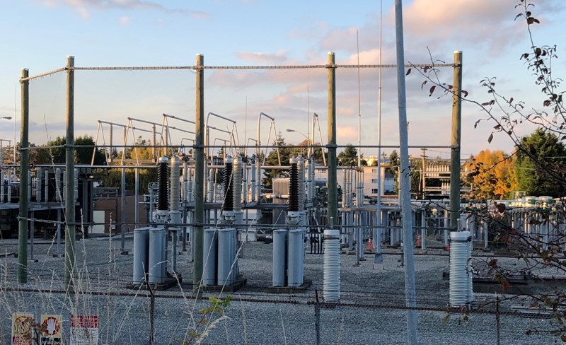 photo power substation in Esquimalt