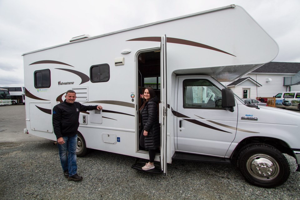 Fraser Sim and his daughter Fiona Formby are looking to make RV Rental Vancouver Island units available at low rates for medical personnel and 1st responders as a way to self-quarantine.
