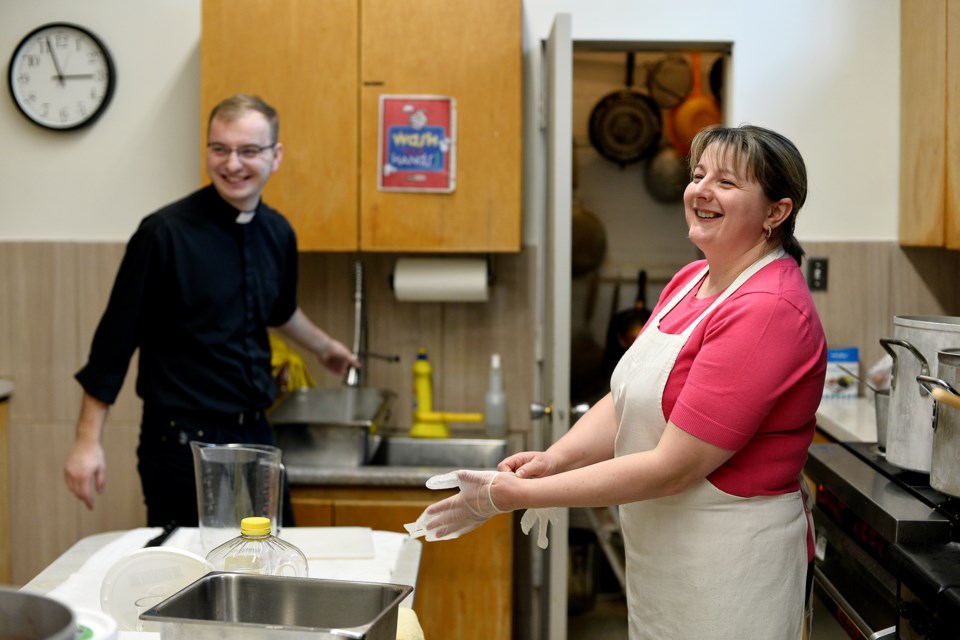 The folks at Holy Eucharist Cathedral were hard at work preparing for this year's Easter bake sale before the COVID-19 crisis struck. This year's sale is a go - but it's being done on a pickup basis.