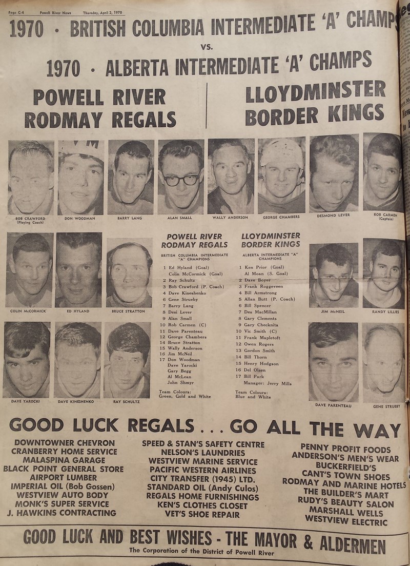 Powell River Regals/Powell River News