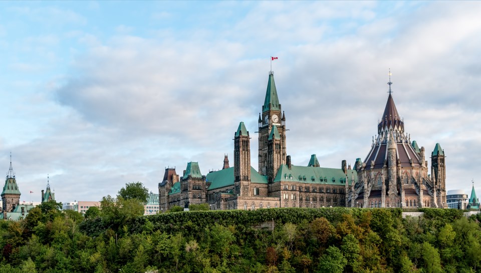 Canadian federal government buildings Ottawa Parliament Hill