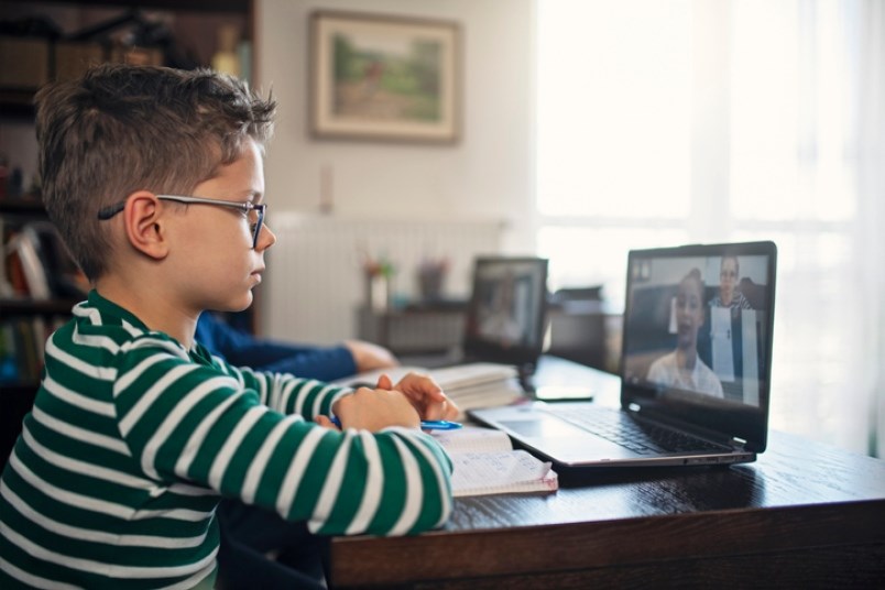 B.C. school children are getting their instruction virtually