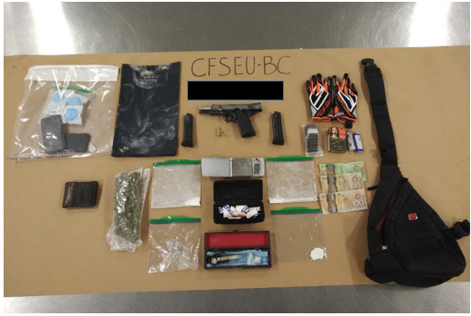 RCMP seized items.