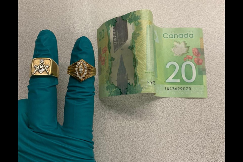 Some of the items recovered following the arrest of a break-in suspect in Coquitlam this week.