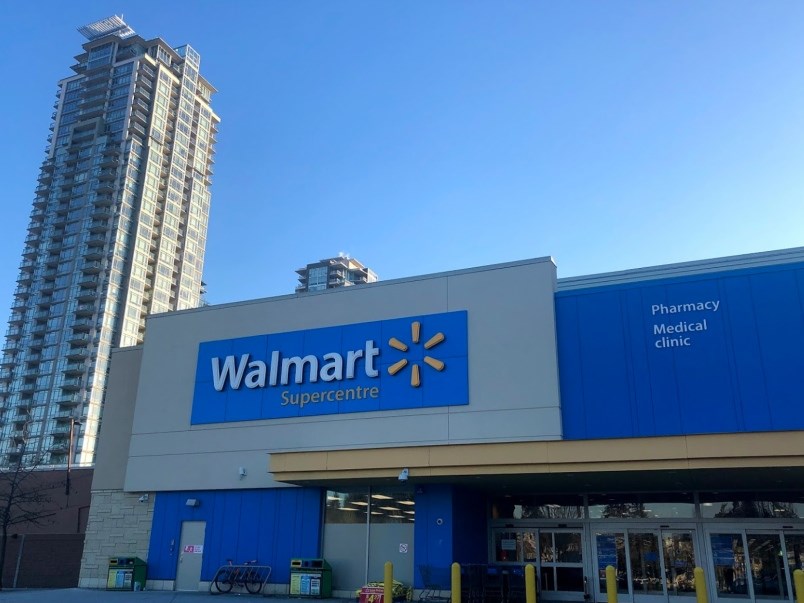 The Walmart at Coquitlam Centre.