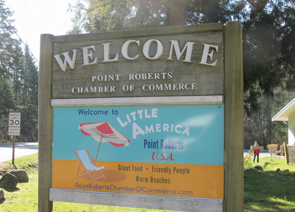 Point Roberts sign