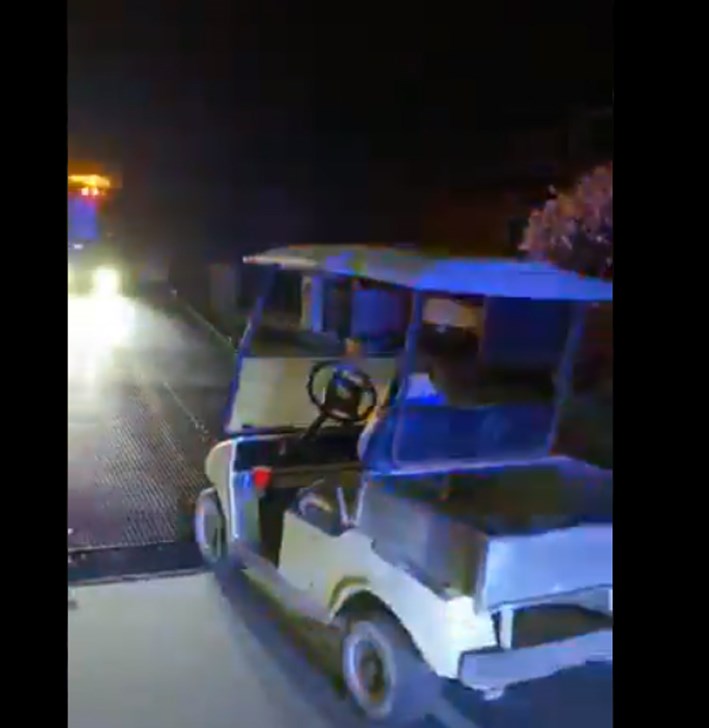 Golf cart impaired