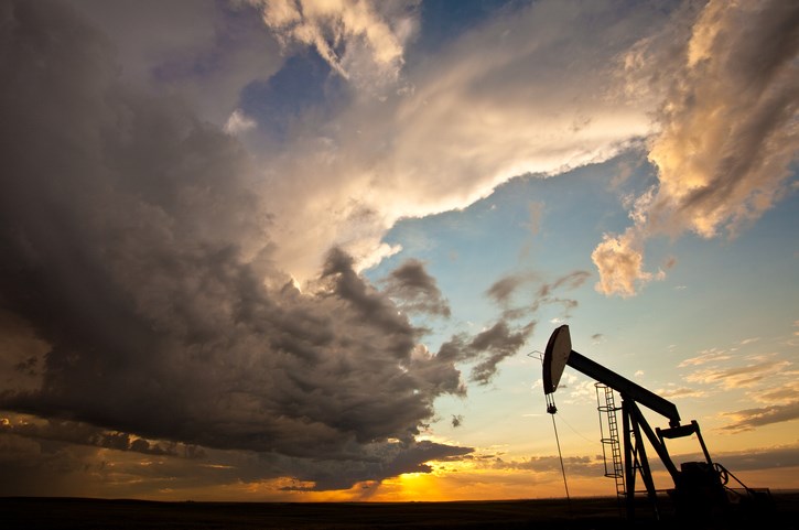 A pump-jack near the oil sands of Fort McMurray, Alta.