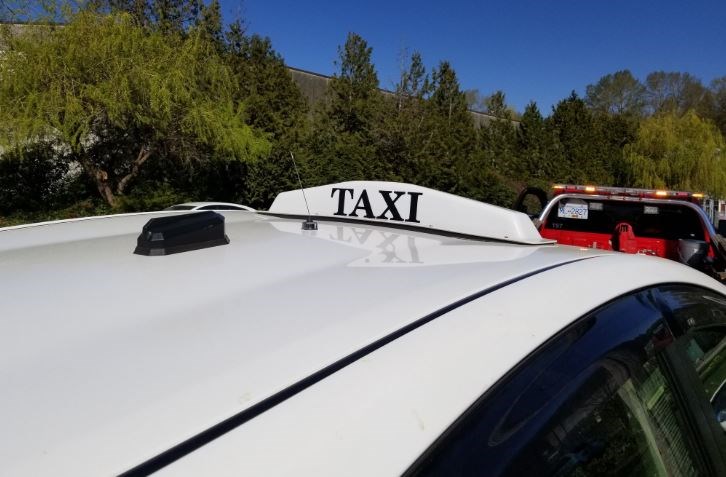 burnaby rcmp taxi towed speed