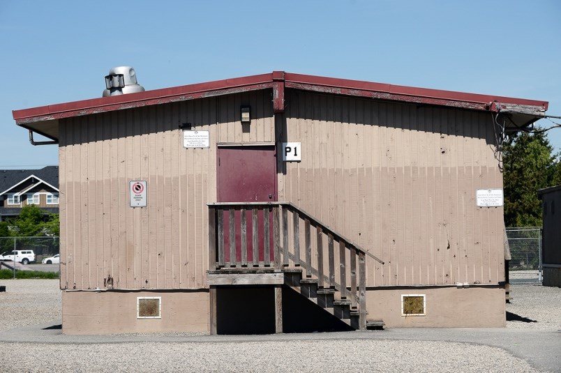 Queen Elizabeth Elementary, portable classroom