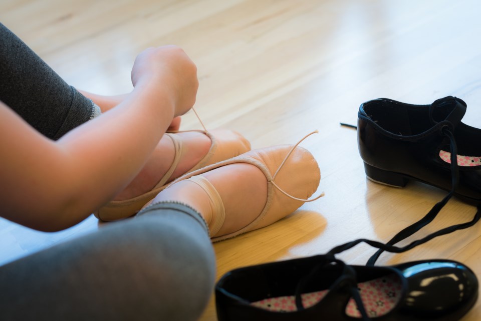 dance shoes, stock photo