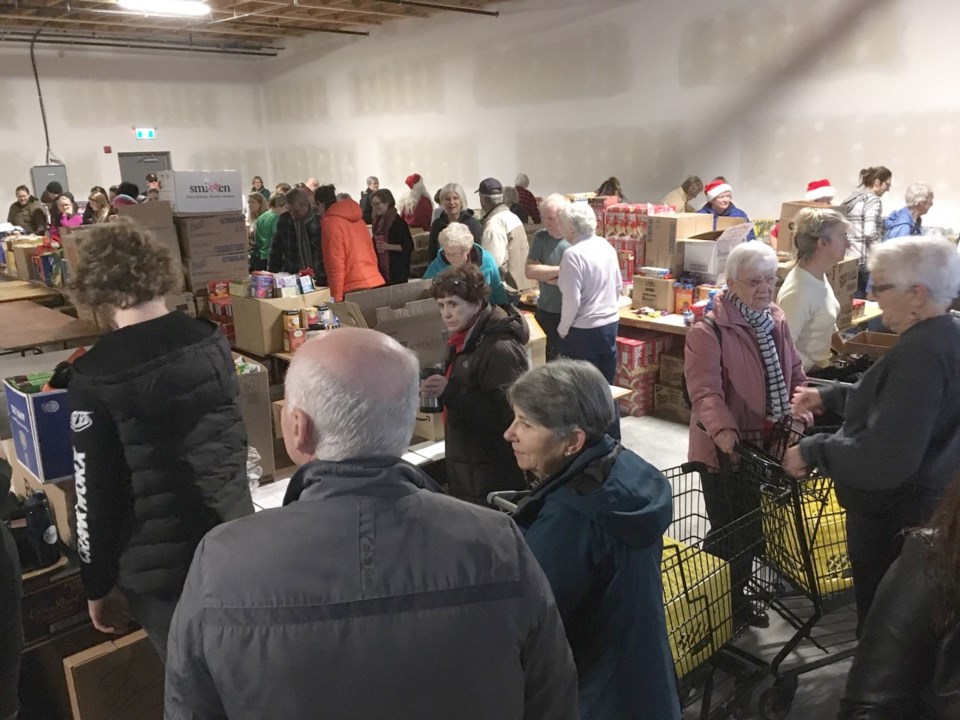 Volunteers at work for Community Christmas Care