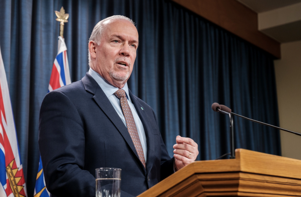 B.C. Premier John Horgan