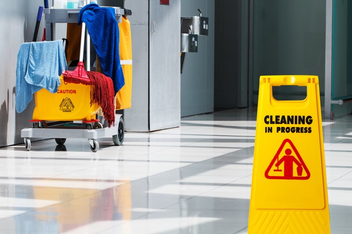 cleaning, custodians, stock photo