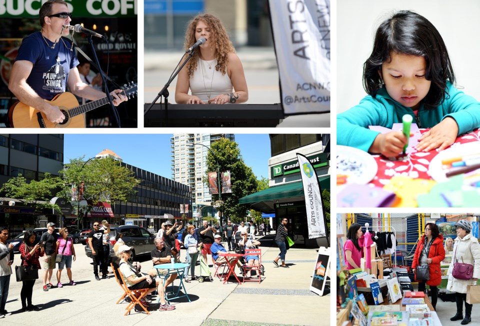 Arts Council of New Westminster, Uptown Unplugged, ArtsToGo, New West Craft