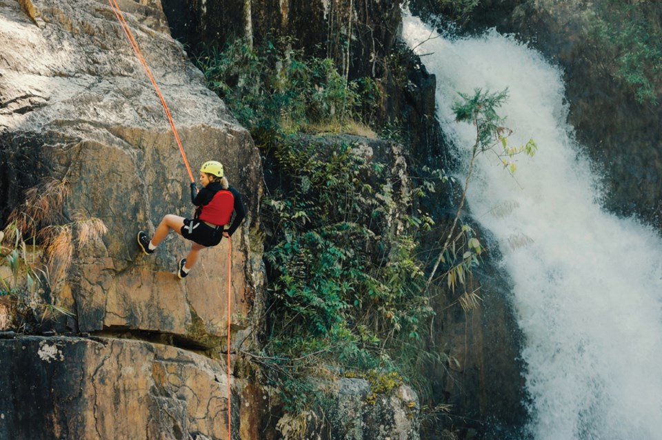 rock climbing