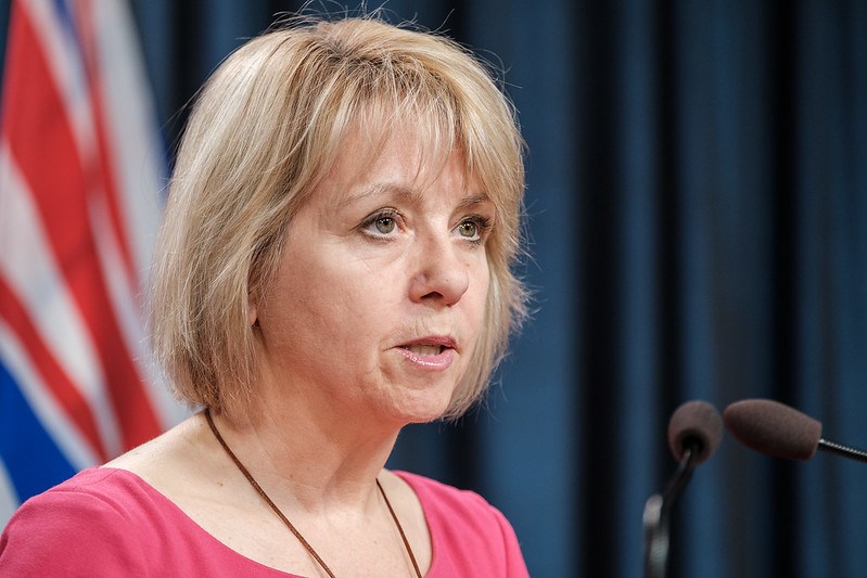 B.C.'s provincial health officer Bonnie Henry addresses media