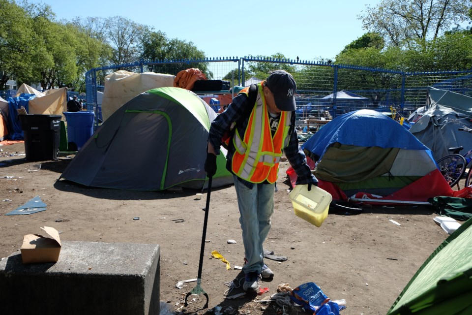 Oppenheimer park encampment