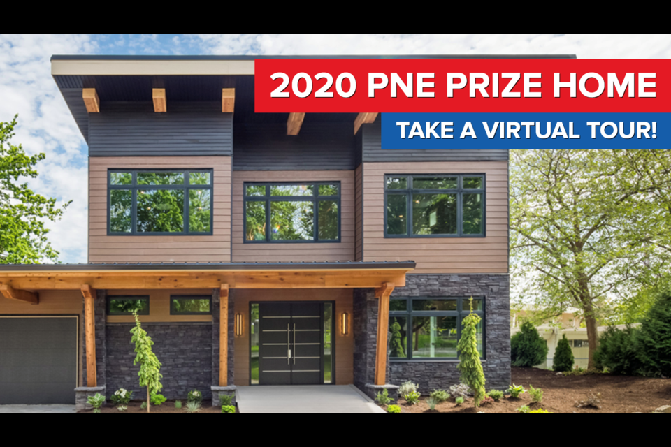This year, the $2 million prize home is described as a “3,188-square-foot modern mountainside masterpiece,” in Pemberton.