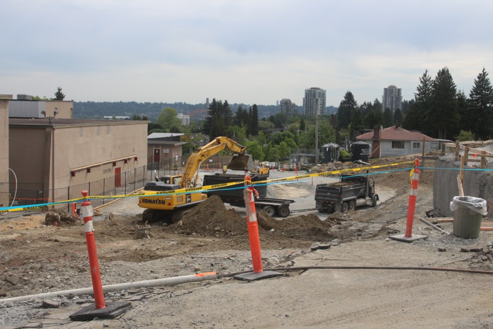 Richard McBride Elementary School, construction, May 2020