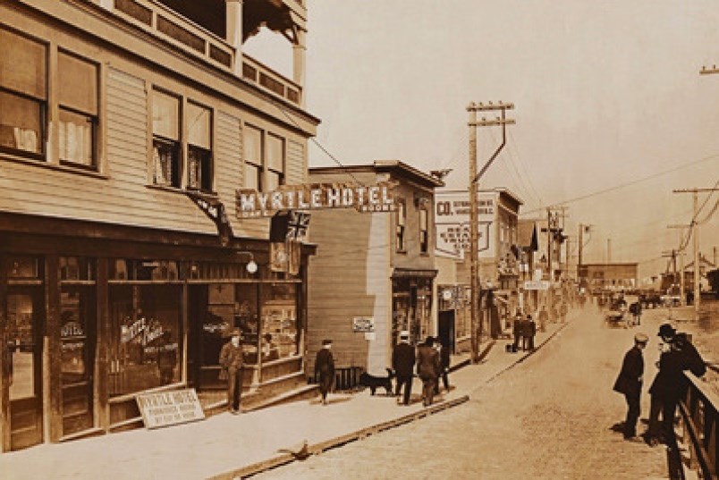 Port Coquitlam in the early days.