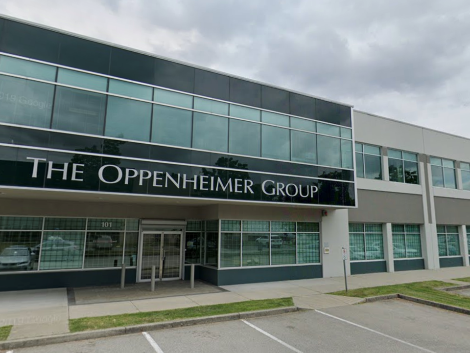The Oppenheimer Group has its headquarters in Coquitlam in the lee of the Port Mann bridge