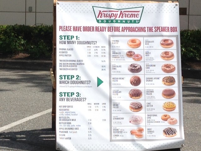 Krispy Kreme sign