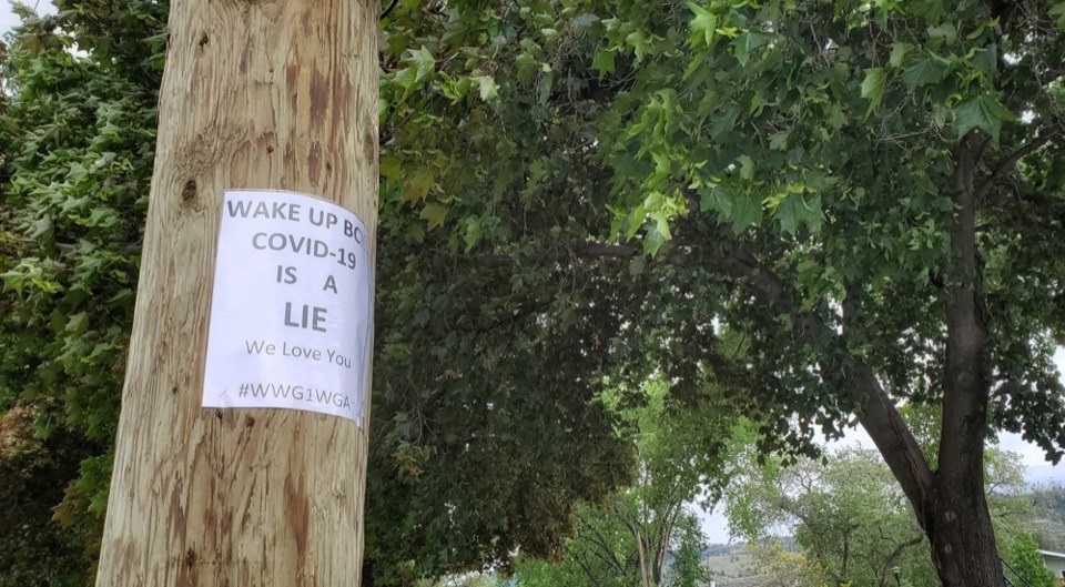 COVID hoax signs