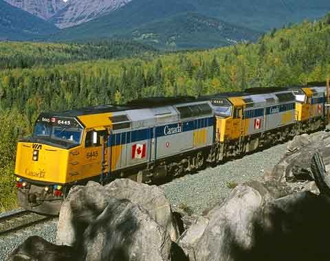 Via Rail train WEB