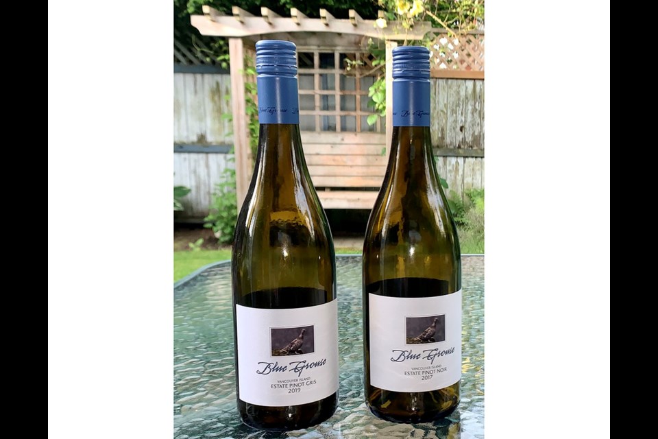 Two remarkable Pinots from the Cowichan Valley, Blue Grouse Pinot Gris and Pinot Noir