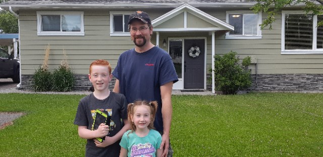 Mike Lee and his kids, eight-year-old Ryder and five-year-old Jordyn, have decided they won't be going back for the final month of the school year at Glenview Elementary School. B.C. families have the option to return their students to school on Monday for the start of part-time classes for the month of June.
