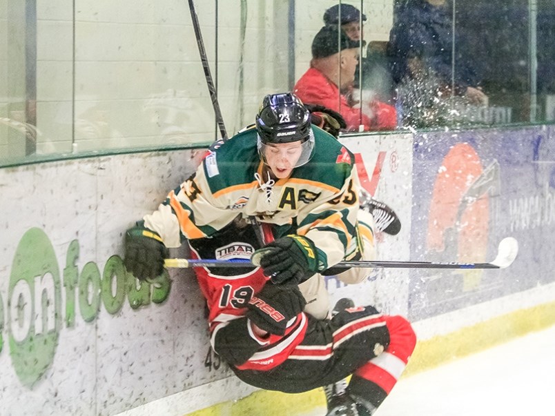 Powell River Kings’ forward Levi Glasman