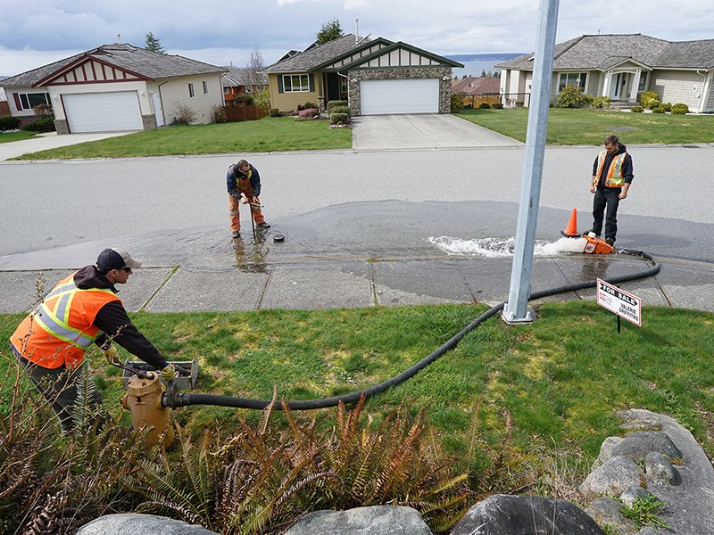 City of Powell River crews