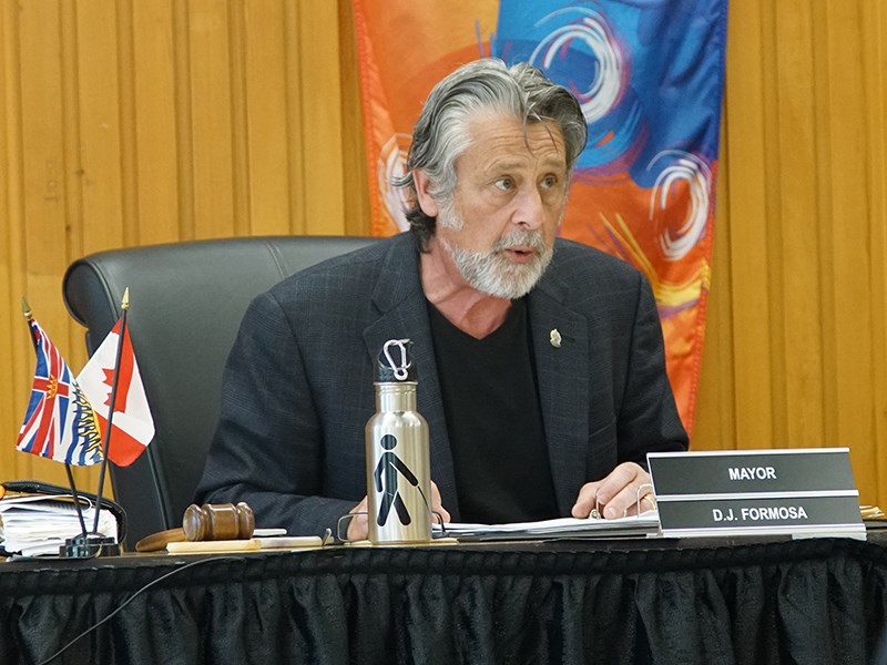 Powell River mayor Dave Formosa