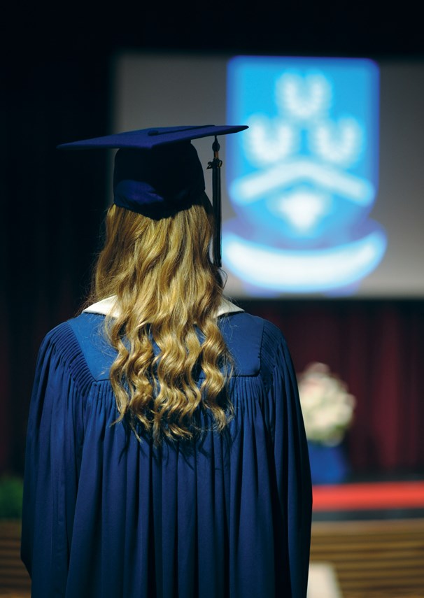 Sentinel grad back view