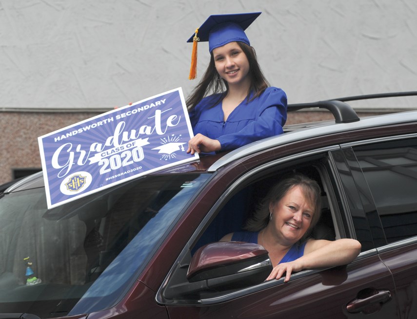 Handsworth grad car parade