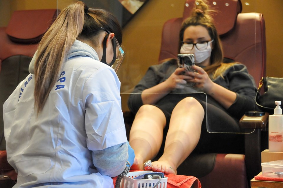 Burnaby's Jackie Wong returned in the first week of Solar Nail and Spa's operation, but many of the