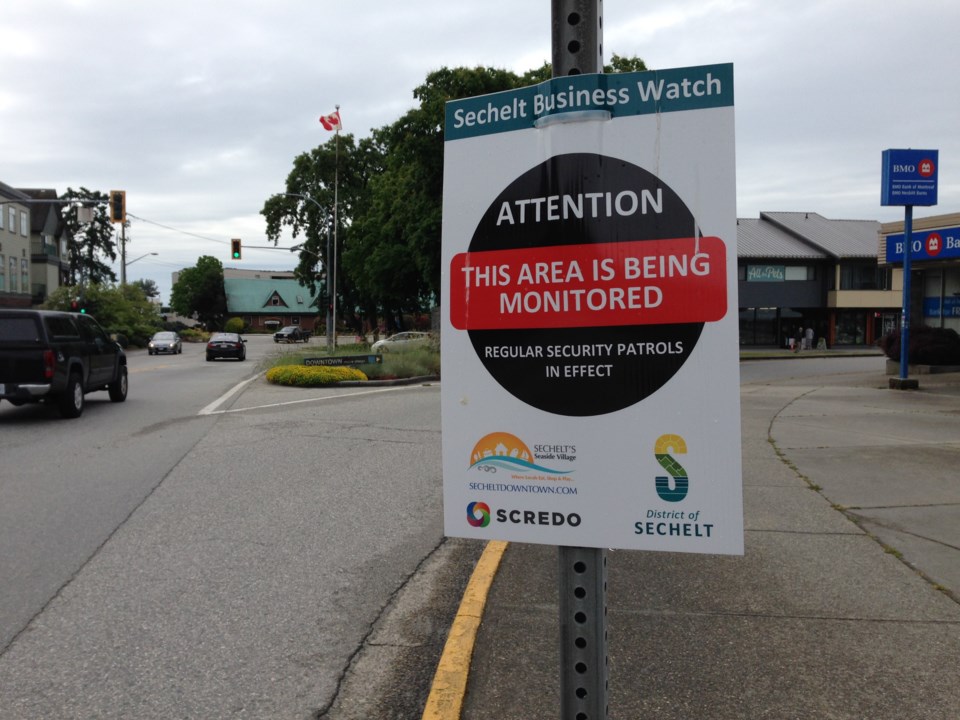 Business Watch sign