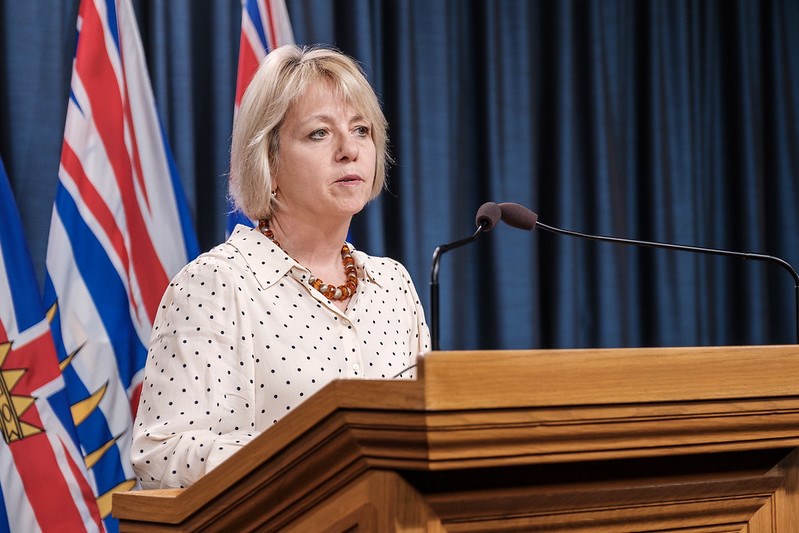 B.C.'s provincial health officer Bonnie Henry addressed media earlier this week