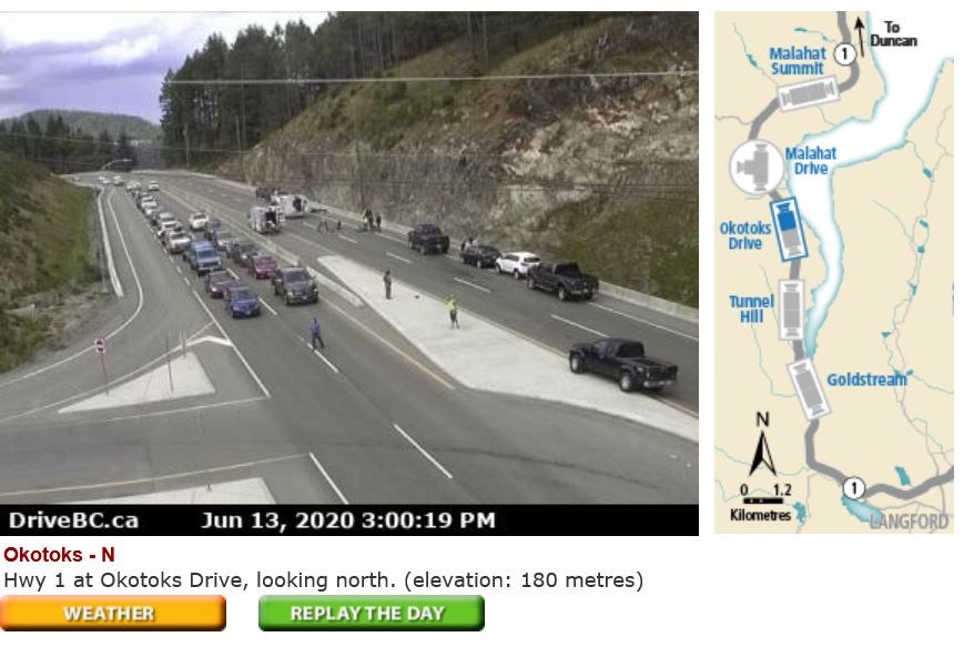 Malahat crash - June 13, 2020