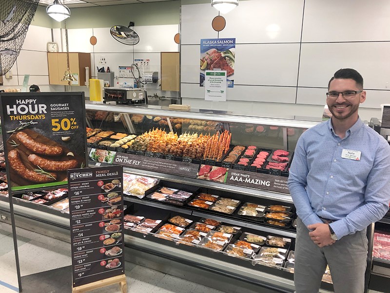 Powell River Save-On-Foods store manager Nate Alcos