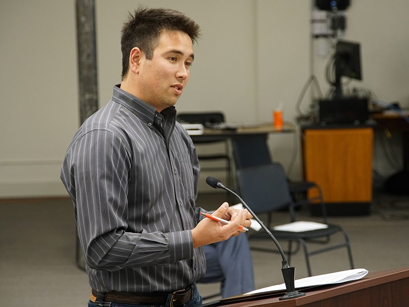 Powell River chief financial officer Adam Langenmaier