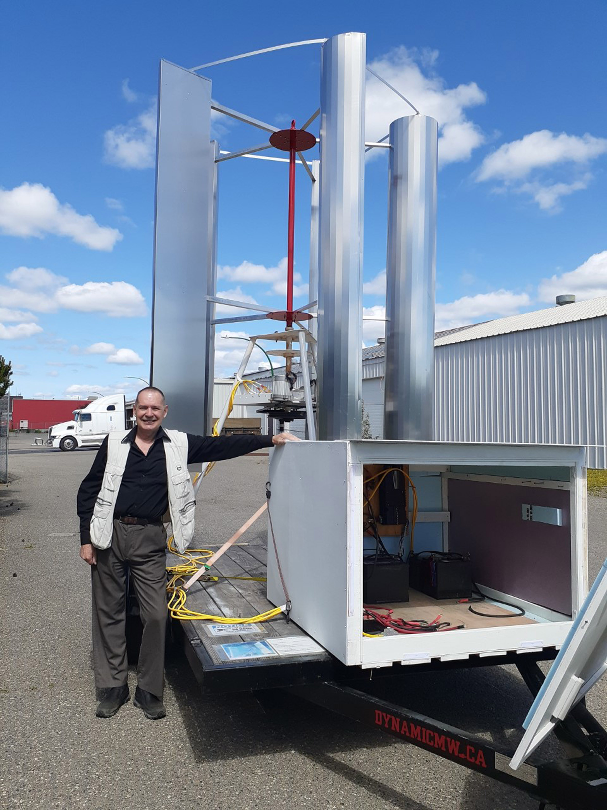 Tochi træ hed Layouten Retired chef whips up homemade wind turbine - Prince George Citizen