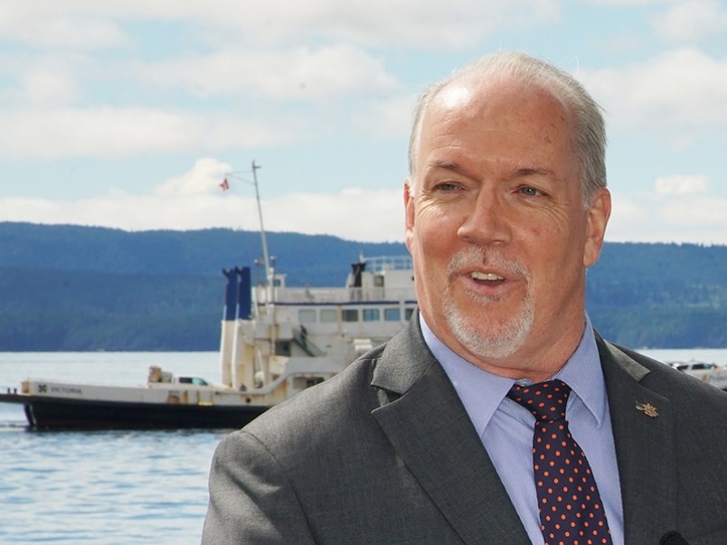 BC premier John Horgan